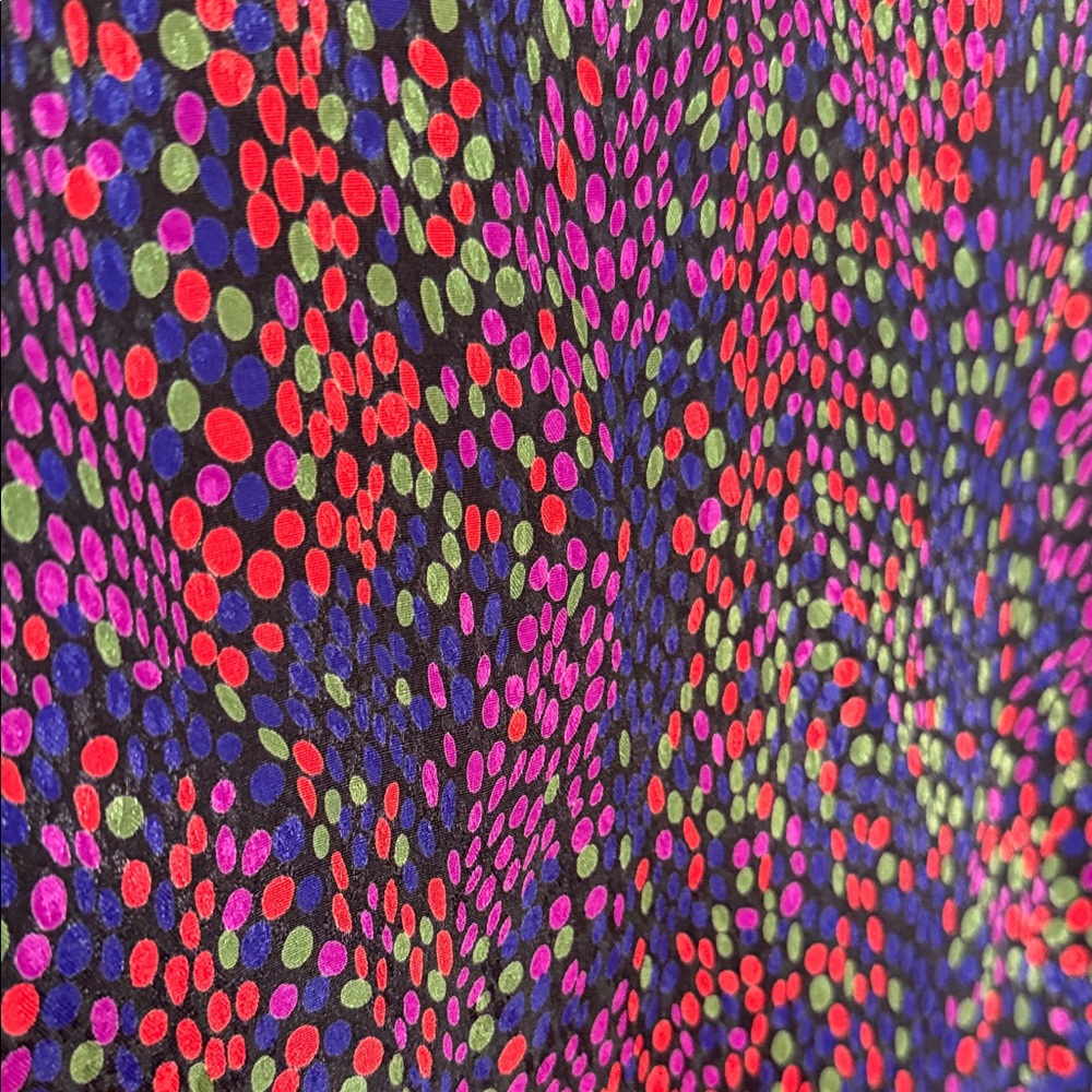 Vintage Notations Vibrant Patterned Button Down S… - image 8